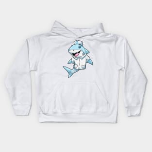 Shark as Nurse with Coat Kids Hoodie